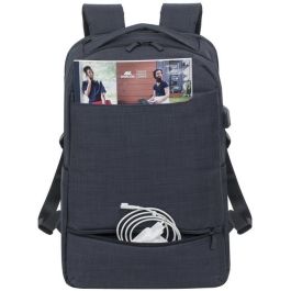 RIVACASE 8365 - Mochila NB Rucksack Biscayne 17,3 pulgadas para portátil, color negro