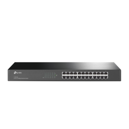 TP-Link TL-SF1024 Switch de Red No Administrado, 24 Puertos Fast Ethernet 10/100, Montaje en Rack 1U, Color Gris Precio: 59.50000034. SKU: S0202009