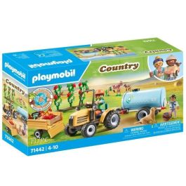 Tractor Con Tráiler Y Cisterna Country 71442 Playmobil