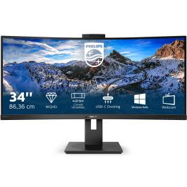 Philips 346P1CRH Monitor 34 Pulgadas VA Curvo 1500R 3440x1440 100Hz 4ms USB-C HDMI DP