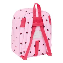 Mochila Escolar Minnie Mouse Naive Rosa 22 x 27 x 10 cm