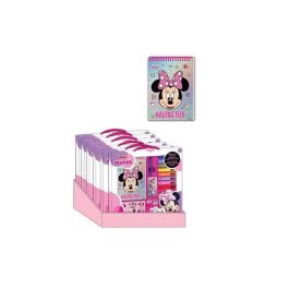 Conjunto de papelería coloreable minnie 30.0 x 30.0 x 2.5 cm