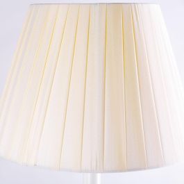 Lámpara de Suelo Recta Toby SKD-F009-W Estilo Nórdico, Compatible Bombilla LED E27, para Salón, Dormitorio, Comedor