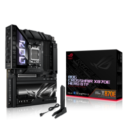 ASUS ROG CROSSHAIR X870E HERO BTF Placa Base ATX AMD X870E Socket AM5 para Procesadores AMD Ryzen Serie 7000/8000/9000 DDR5