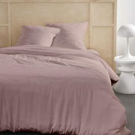 Juego de cama - TODAY - 123667 - 2 personas - 260x240cm - Gasa de algodón lisa - Rosa arena Precio: 47.79000028. SKU: B1CYWH3PSF