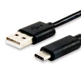 Equip Cable USB 2.0 Tipo A a Tipo C Reversible 1M, PVC, Certificado, Niquelado, AWG 30, Negro Precio: 6.50000021. SKU: B1FFZKKC4N