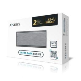 Aisens Caja Externa M.2 NGFF para SSD M.2 SATA a USB 3.1 Gen1, Gris - Compatible con SATA, 2242/2260/2280, Aluminio Aisens Caja Externa M.2 NGFF para SSD M.2 SATA a USB 3.1 Gen1, Gris - Compatible con SATA, 2242/2260/2280, Aluminio