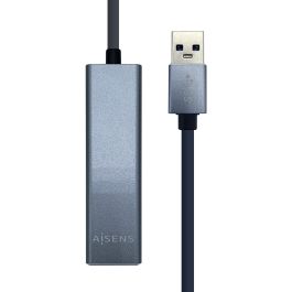 AISENS - CONVERSOR USB 3.0 A ETHERNET GIGABIT 10/100/1000 MBPS + HUB 3XUSB3.0, GRIS, 15CM Precio: 11.68999997. SKU: S0236376