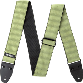 Dunlop Correa Guitarra Bajo Jacquard Hexagon Echo Olive