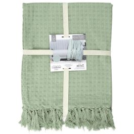 Home Deco Factory Manta Gofrada Verde Agua 130x160 cm 100% Algodón Precio: 10.50000006. SKU: B159LZRW4L