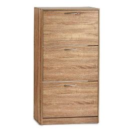 Giftdecor Zapatero de Madera 3 Pisos Color Beige Roble 60x116x24 cm Precio: 58.59000048. SKU: S3609068