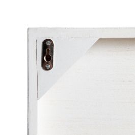 Cuadro Blanco-Gris Dm Decoración 80 X 4 X 80 cm