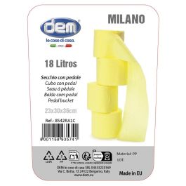 Inde Cubo con Pedal Milano 18L Colores (5 Unidades)