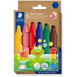 STAEDTLER Rotuladores Fasermaler Noris junior Jumbo, Set de 6 Precio: 16.94999944. SKU: B1C6Y9QWWD
