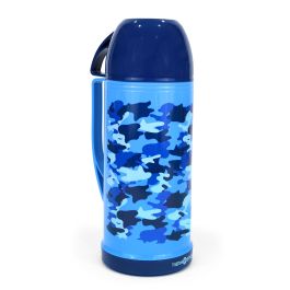 Termo plástico con taza 1L camuflaje Thermosport (12 Unidades) Termo plástico con taza 1L camuflaje Thermosport (12 Unidades)