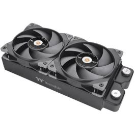 Thermaltake Ventilador de PC SWAFAN GT12 de 120mm - Refrigerador de Aire Hidráulico Negro para Carcasa de Ordenador