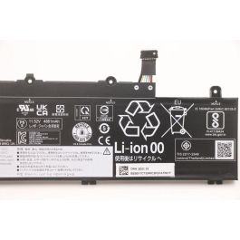 Lenovo Battery for Lenovo E14 and E15 laptops, 57Wh capacity, 11.52V voltage, 3-cell design, lightweight at 229g.