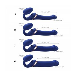 Vibrador Strap-on-me 6017401 Azul L