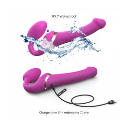 Vibrador Strap-on-me 6017449 Rosa L