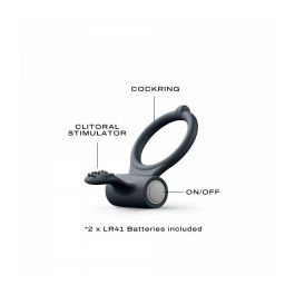 Anillo para el Pene Marc Dorcel Power Clit Plus Negro