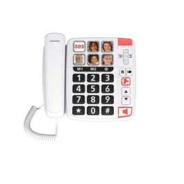 Teléfono Fijo para Mayores Swiss Voice Xtra 1110 Blanco Precio: 35.95000024. SKU: S5607067