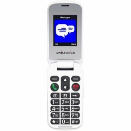 Teléfono Móvil para Mayores Swiss Voice S24 2G Blanco Teléfono Móvil para Mayores Swiss Voice S24 2G Blanco