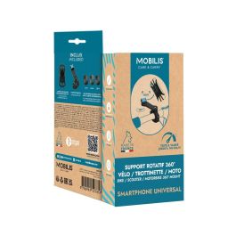 Soporte de Móvil para Bicicletas Mobilis 044026 Negro Plástico