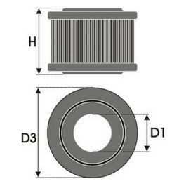 Filtro Moto Green Mh0560 MH0560