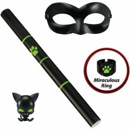Disfraz para Niños Miraculous: Tales of Ladybug & Cat Noir Transformation Set - Cat Noir 4 Piezas Negro Multicolor