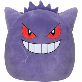 Peluche - BANDAI - Pokémon - Squishmallows 50 cm - Gengar (Gengar) - Peluche grande y ultrasuave - Licencia oficial Pokémon