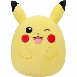 Peluche - BANDAI - Pokémon - Squishmallows 50 cm - Pikachu - Peluche grande ultrasuave - Licencia oficial Pokémon