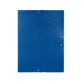 Carpeta Proyectos Liderpapel Folio Lomo 50 mm Carton Gofrado Azul