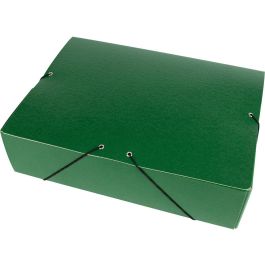 Carpeta Proyectos Liderpapel Folio Lomo 90 mm Carton Gofrado Verde
