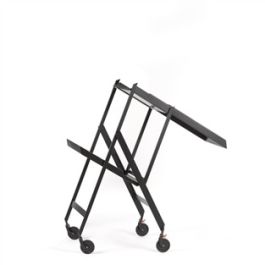 Plico Carrito Plegable Acero Y Resina Negro ALESSI RS11 B