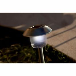 Lámpara solar Lumisky Alesia LED Plateado Acero Inoxidable Blanco Frío (8 Unidades)