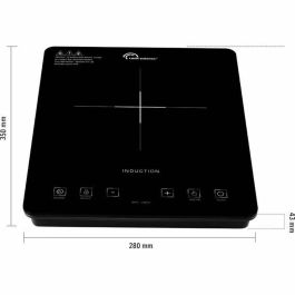 Placa de inducción - LITTLE BALANCE - 8575 - 2000 W - 1 fuego - Negro