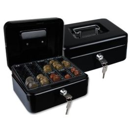 Caja Caudales Q-Connect 8-' 200x160x90 mm Negra Con Portamonedas Precio: 26.014999939499997. SKU: BIX37606