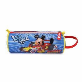 Estuche Portatodo Cilíndrico Racers Disney Mickey Mouse Azul