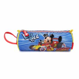 Estuche Portatodo Cilíndrico Racers Disney Mickey Mouse Azul