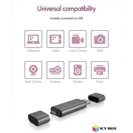 ICY BOX IB-CR200-C Multi-USB SD/MicroSD Kartenleser