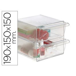 Organizador Multiusos Archivo 2000 Transparente 19 x 15 x 15 cm Precio: 12.50000059. SKU: BIX01A6702CSTP