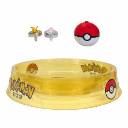 Pokemon Set Battle Spinner Arena, Estadio de Batalla con 2 Peonzas Lanzadoras para Niños y Niñas +4 Años