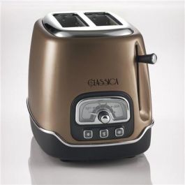 Ariete 158/36 Tostador Clásica de 2 Ranuras, Bronce con Selector de Tueste y Bandeja Recogemigas