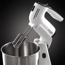 Russell Hobbs Batidora Amasadora Fija y de Mano Aura, 5 Velocidades con Función Turbo, Cuenco de Acero Inoxidable 3.5L
