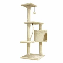 Paloma ALC10 Árbol Rascador para Gatos mediano con nicho, cuerda y postes de sisal 40x40x114 cm Beige Precio: 47.49999958. SKU: B1CPKKHFJD