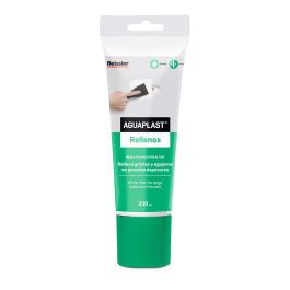 Aguaplast 70059-001 Masilla rellenos tubo 200ml para grietas y agujeros grandes, color blanco, interior