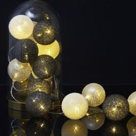 Home Deco Factory Guirnalda de 15 LED USB Azul - Luz Cálida 2700K, 150 cm Cable Transparente