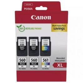 Cartucho de Tinta Original Canon PG-560XL + CL-561XL Multipack Alta Capacidad/ 2x Negro/ Tricolor Precio: 88.78999965. SKU: B18FJJG33T