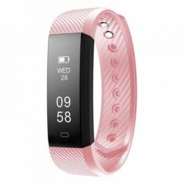PULSERA CUANTIFICADORA SUNSTECH FITLIFE PINK - PANTALLA OLED 96*32MM - BT4.0 - BAT 60MAH - RESISTENTE AL AGUA HASTA 1M - MONITORIZACION Y AVISOS