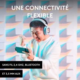 Logitech G Astro LOGBLANCPS Casco de juego inalámbrico A30 para PS, PC y Móvil - Blanco